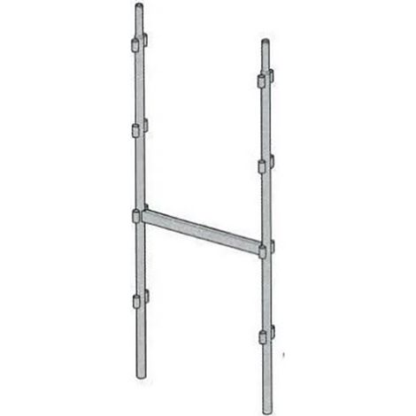 Altrad – Échelle échafaudage 2m – Hauteur de travail max 2m – Charge maximale 150kg – Pour chantiers humides et terrains accidentés (1/3)