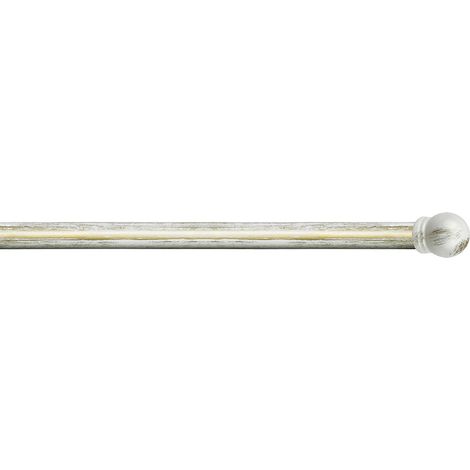 SCORRITENDA 'KIT FERRO' mod. 'Boccia' col. avorio oro Ø 20/17 mm. - ERREBI