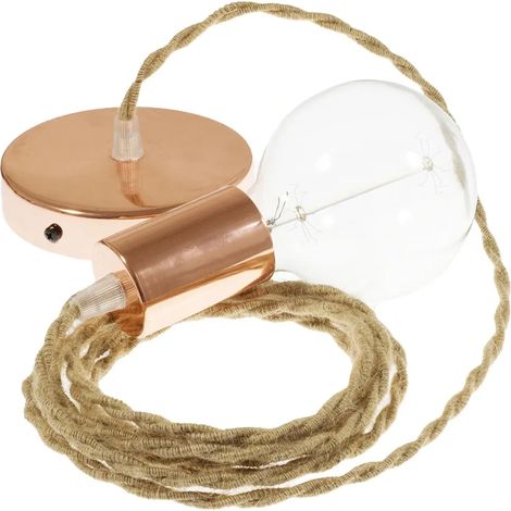 Lampada creative-cables tn06 cavo juta 2 metri (1/3)