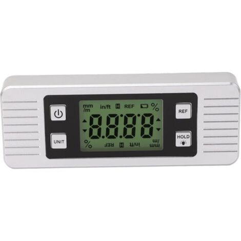 Niveau numérique à bulle haute précision, 2 modes de mesure, détecteur magnétique électronique (1/5)