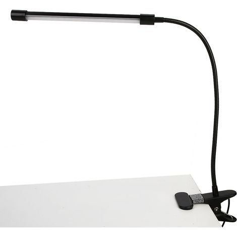 Lampe de table rechargeable USB, à intensité variable, pour étudier ou lire, avec protection des yeux et pince pour lampe (1/5)