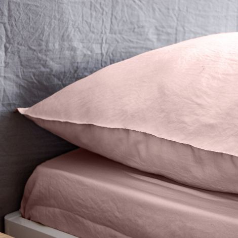 Set biancheria da letto in microfibra rosa, 2 posti (1/2)