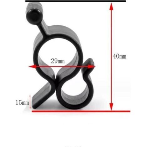 Ganci per tendalino, confezione da 20, ganci a forma di S, ganci per tendalino per camper (1/3)