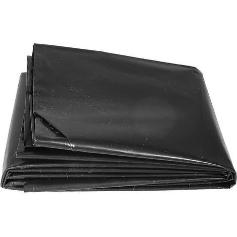 Bâche de jardin, bassin et étang à poissons en film PE renforcé de 0,5 mm pour sous-couche paysagère (1/3)