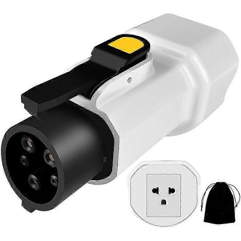 Adaptateur V2L pour véhicules électriques, convertisseur de puissance, prise de courant standard américaine 16A, compatible avec les voitures.