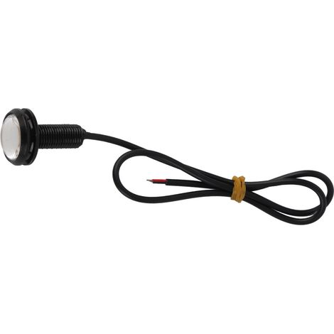 Feu de recul Eagle Eye LED 23mm Rouge 9W Étanche Lampe Auto Moto (1/3)