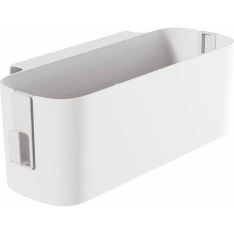 Chevet Suspendu Étagère De Rangement Organisateur Organisateur De Lit Panier Avec 2 Crochets Bébé Lit Étagères Support Dortoir Fournitures, Blanc - Blanc