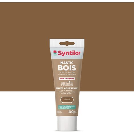 Masilla de base biológica SYNTILOR para madera oscura 400 g SYNTILOR (1/4)