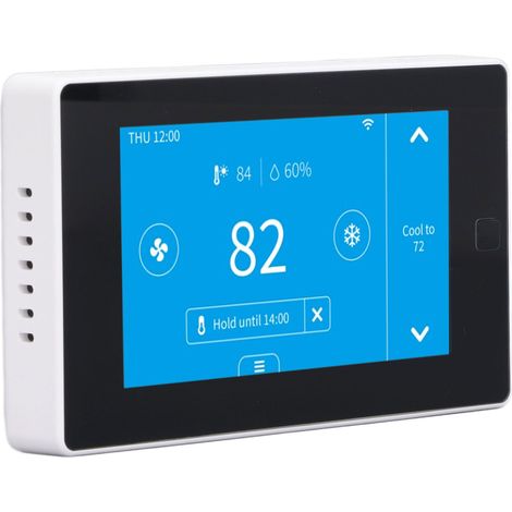 Contrôleur de température WiFi avec application de contrôle à distance, thermostat tactile WiFi 4,3 pouces pour Tuya (1/5)