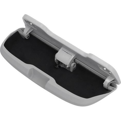 Écrin de rangement pour lunettes de soleil et lunettes de vue, support de voiture gainant l'espace, accessoire auto antidérapant, gris foncé, étui pratique multi-usage. (1/5)