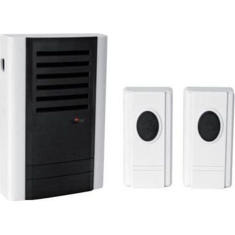 Sonnette Sans Fil - 3 Tonalités - Signal Encodé - Pour Maison Bureau Atelier - Fonctionne Sur Piles