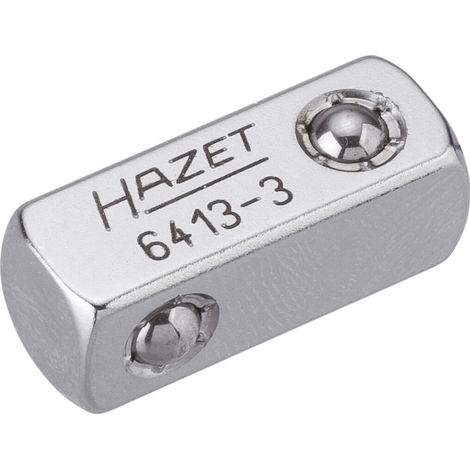 Hazet Durchsteckvierkant 6413-3, 3/8 (10 mm) Vierkant massiv, 3/8 (10 mm) Vierkant massiv, Länge 25 mm (1/4)