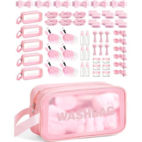 Bandeau Spa, Kit Complet 72 Pièces pour Soins Visage avec 6 Bandeaux  Accessoires DIY, Pour EVJF, Soirées Pyjama entre Amies (1/5)