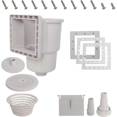Ce skimmer pour piscine hors sol est facile à installer, fabriqué en matériau ABS haute résistance et adapté aux ouvertures murales, améliorant ainsi l'efficacité du nettoyage.