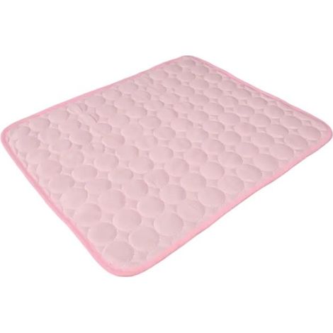 Kühlmatte für Hunde und Katzen – Selbstkühlendes Eisseidengewebe – Kein Strom oder Wasser erforderlich – Für Käfig, Sofa, Bett oder Boden – 60 x 40 cm – 1 Stück (1/5)