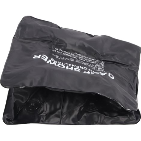 Sac douche solaire 40L PVC renforcé transportable camping avec flexible détachable pour plein air rando plage natation voyage (1/5)