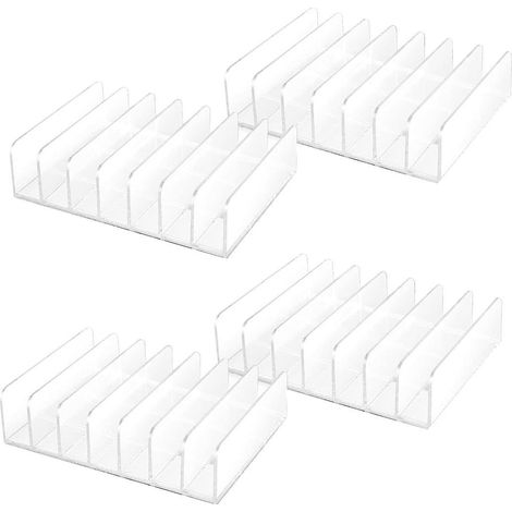 Présentoir à CD/DVD en acrylique transparent avec support adhésif, étagère de rangement pour CD et DVD, plateau de rangement pour CD (1/5)