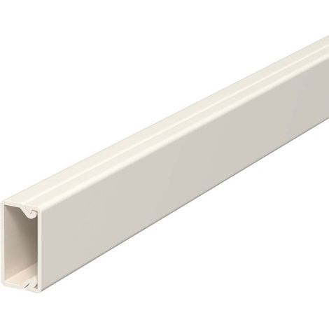 OBO Bettermann Vertr Wand+Deckenkanal m.Obert. 10x20mm,PVC WDK10020CW 2 Stk