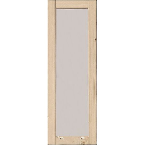 38 mm Fenster feststehend, B/T/H 0,60x1,69m naturbelassen