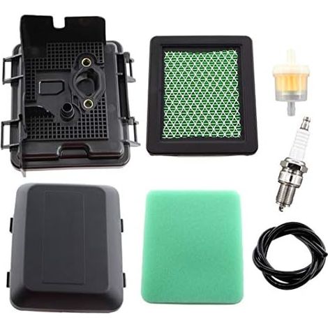 VURAHOME - Filtre à air avec Couvercle pour GC160 GCV160 GCV190 GCV135 GC135 HRB216 HRS216 HRR216 HRT216 HRR216 HRZ216 Moteur Rep 17220-ZM0-030 17231-Z0L-050 Tondeuse à gazon (1/5)