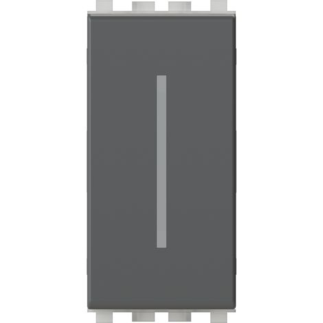 Modulo 5 in 1 smart WiFi, interruttore, deviatore, invertitore, pulsante e comando tapparelle, serie S, grigio, compatibile con serie Vimar Arkè - 4Box Uniko Pro S 4BCU2S.V19 (1/5)