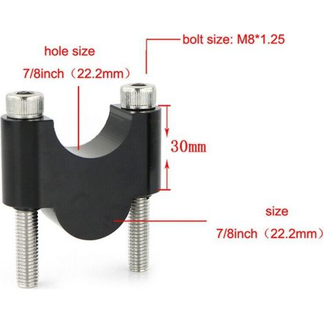 Ein Paar, passend für 14-20mm Yamaha MT07 FZ07 XSR700 Hochleistungsmodelle. (1/4)