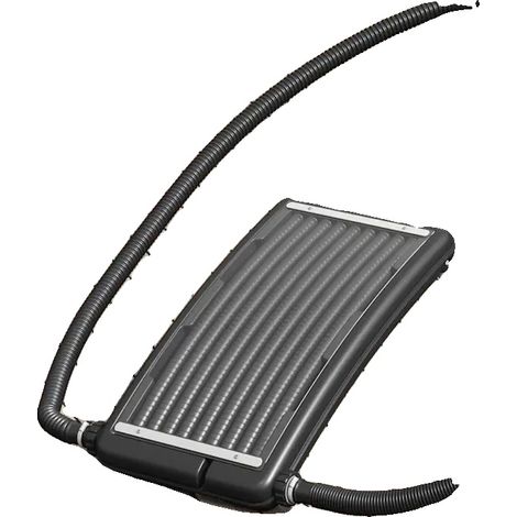 Chauffe-piscine solaire, PEHD et aluminium, 72,5 x 46 cm, hauteur réglable, débit de 10 000 L/h (1/5)