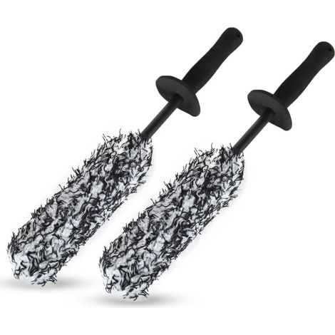 Stück Felgenbürste fürs Auto, Mikrofaser-Reinigungsbürste, Mikrofaser-Felgenbürste fürs Auto, ideal zum effektiven Reinigen von Rädern ohne Kratzer zu verursachen  FLITI