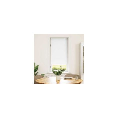 Estor enrollable opaco de 64,4 x 120 cm, ancho de tela 60 cm, blanco - Crezuo (1/4)