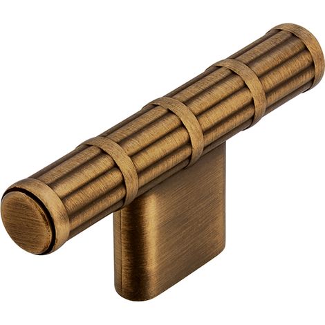 Poignée de meuble bilbao - Décor : Bronze - Longueur : 69 mm - Profondeur : 32 mm - SIRO (1/5)