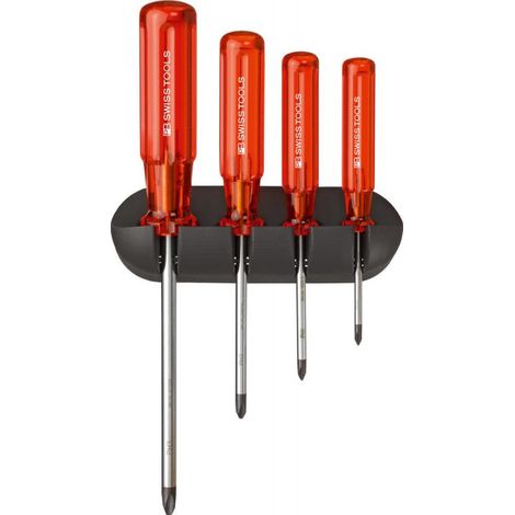 Juego de destornilladores 4 unidades PH im soporte de pared Classic PB Swiss Tools