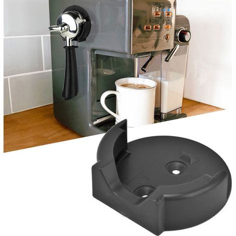 Robuster und langlebiger Kaffeeclip aus ABS zur Wandmontage, universeller Kaffeemaschinenhalter, Schwarz, 58 mm FLITI (1/4)