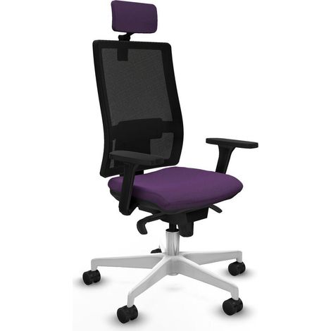 Piqueras et Crespo Fauteuil de bureau violet ergonomique (1/3)