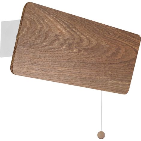 Nowodvorski OSLO applique legno scuro bianca E14 9700 (1/4)