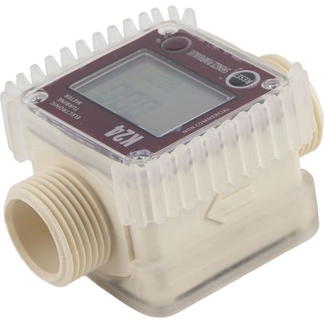 manomètre numérique à turbine K24 pour débit de carburant diesel, produits chimiques et liquides (eau). (1/5)