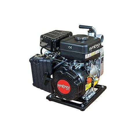Synergy motobomba de agua a gasolina (79cc), Motor 4T, 12.000 L/h, entrada y salida 1,5" (38mm)