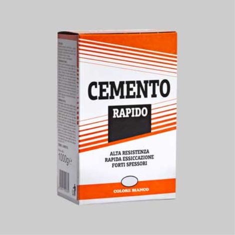 Cemento rapido bianco 1 kg (12 pezzi) (1/4)