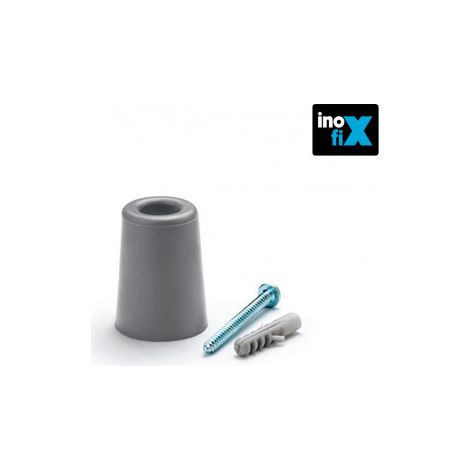 Butée Haute Caoutchouc Grise Protection Murale Adhésive - Inofix
