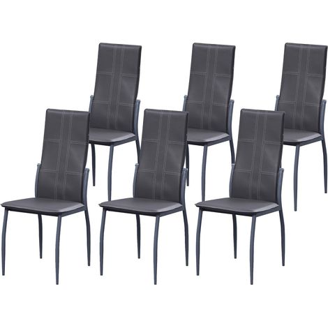 Silla de Comedor en Polipiel/Metal (1/5)