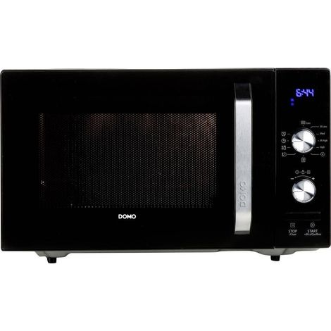 Microondas - DOMO - DO2924 - Negro - 48,5 x 40,8 x 29,3 cm - 23L - 800 W - Monofunción - 5 niveles de potencia