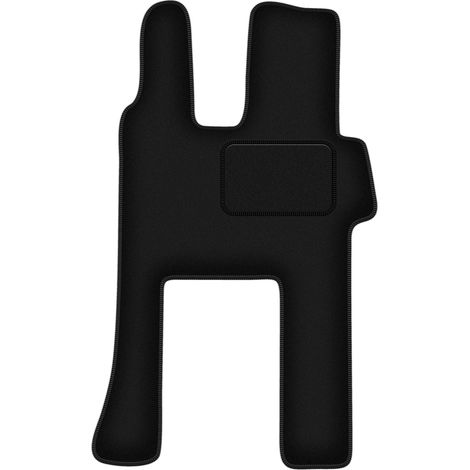 Tapicería negra mate para el asiento del conductor de: Mercedes Actros MP4 cabina ancha (2011-)