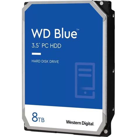 Disco duro WD Blue 3.5" 8TB 5640RPM 256MB CMR SATA 3