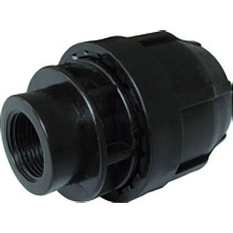Raccordo diritto femmina femmina a compressione in polipropilene serie elopress ø63x2 pn16 NUPI (1/2)