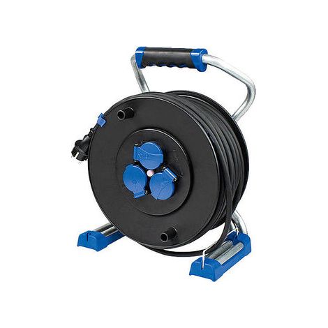 AS Schwabe Xperts Enrollador Cable Eléctrico 40 metros 3 tomas