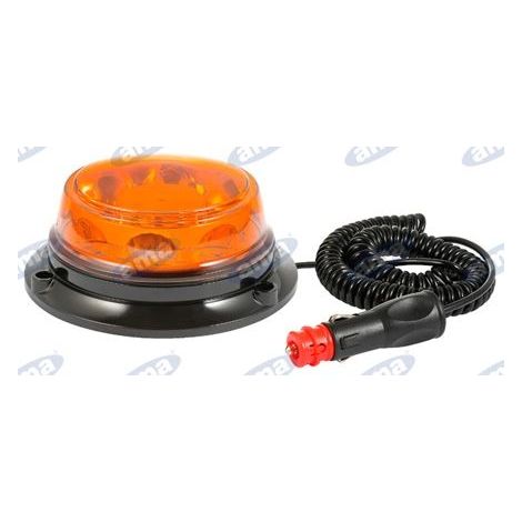 Faro giratorio led base magnética h 77mm L 145mm máquina agrícola autopropulsada 12-24V