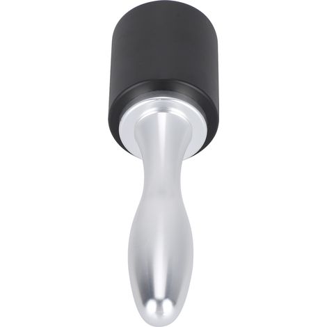Marteau à Tamponner pour Cuir avec Manche Bois - Outil de Sculpture et Gaufrage Cuir DIY (Noir) (1/5)