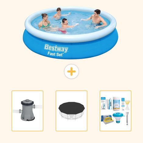 Bestway Bestway Fast Set Ronde - 366x76 cm - 4-pièces  S22659 (1/5)
