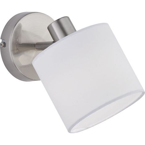 Faretto da Interno Stile Moderno Spot E14 Acciaio Bianco GD Trio (1/4)