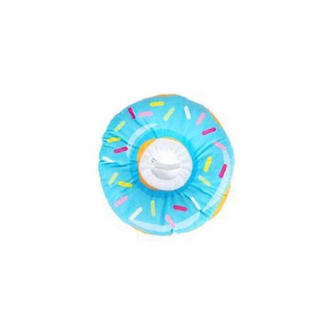 Konischer Katzenkragen, Genesungskragen für Kätzchen, weicher Schutzkragen nach Operationen (XS, blaues Donut-Muster)