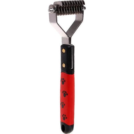 Brosse de toilettage multi-lames pour animaux de compagnie : mise en forme, finition, effilage, démêlage - 10 lames
